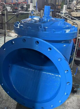 DN450大口径GA6600-10Q水击泄放阀球墨QT450铸铁法兰连接质保一年