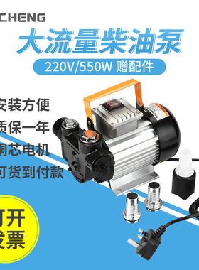 奥诚ACTP60 220v电压抽油泵电动加油泵 直流加油泵吸油泵柴油泵