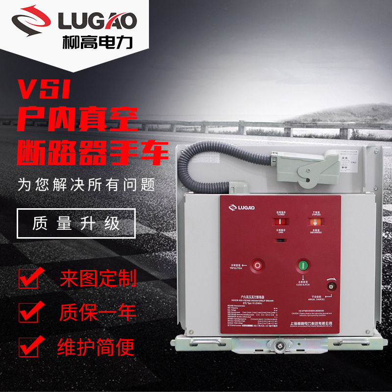 出口11KV户内高压真空断路器ZN63手车式固封筒装真空断路器VS1