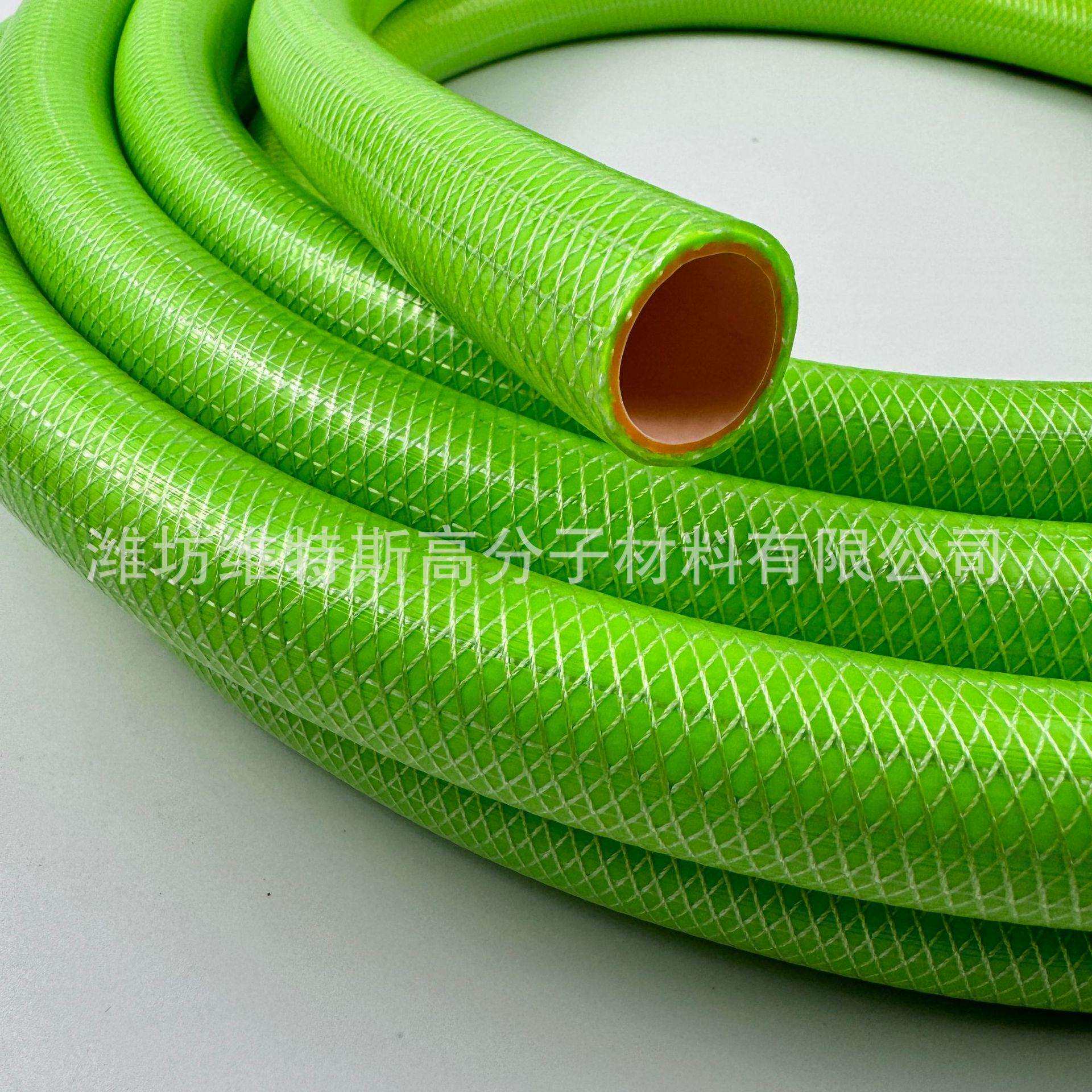 pvc纤维软管四胶两线蛇皮管园林灌溉软管四季软管耐压花园管