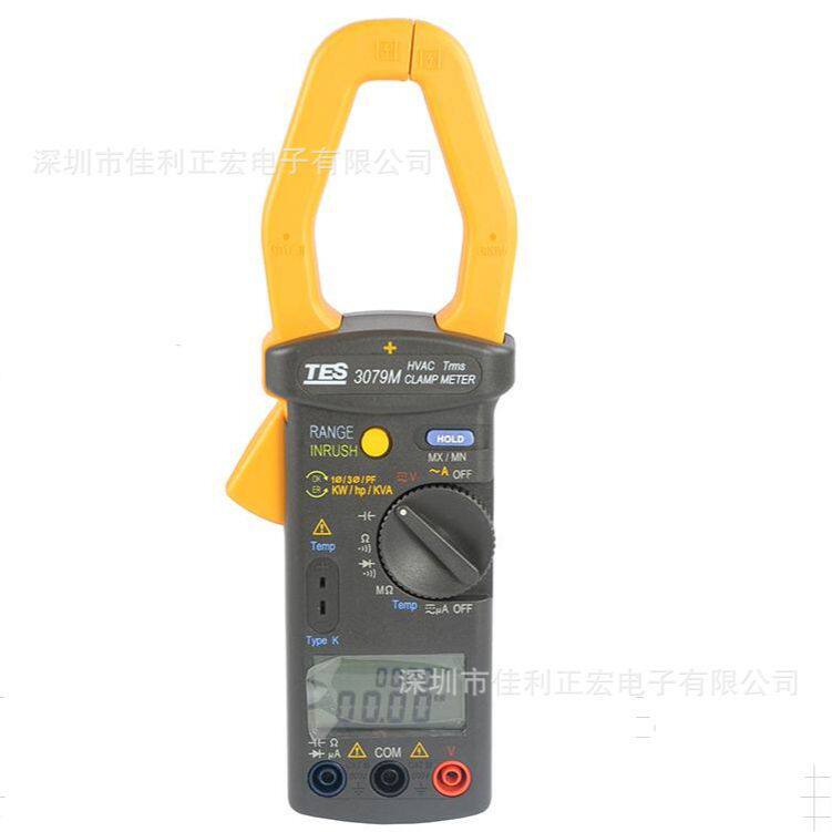 TES-3079真均方根值交直流钩表 泰仕牌TES3079交直流钳形表