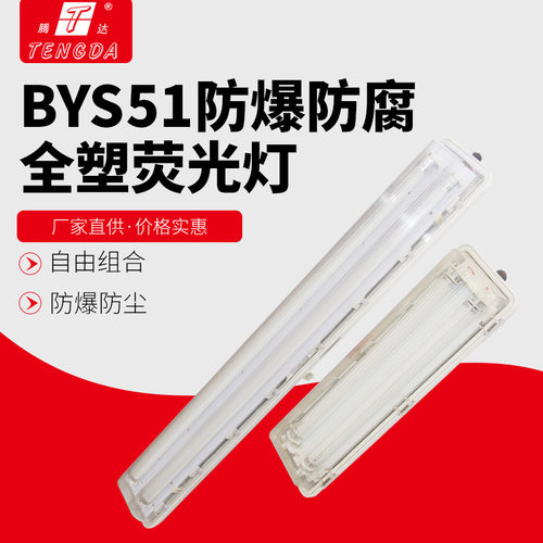 kwys51-2防爆全塑双管荧光灯
