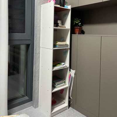 批发书房窄柜宽2730cm木质组合书柜书架柜23456层柜高180储物柜