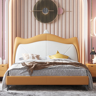 NRFB153 TJBBM863儿童床男孩女孩1.5米创意简约射手座软包防撞单