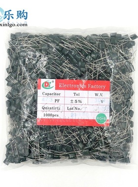 涤纶电容 2A473J 100V 47NF 0.047UF 5% CL11 薄膜电容 全新