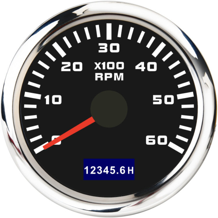 52MM转速表0-6000RPM汽摩通用