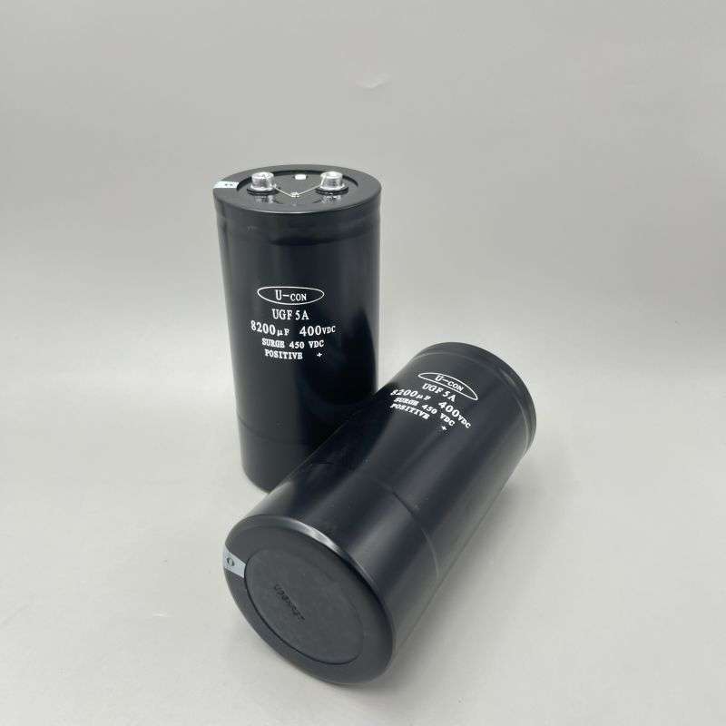 原装现货 U-CON UGF5A 400V8200UF 77x155mm 螺脚铝电解电容
