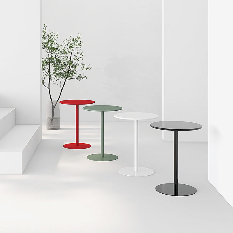 沙发边几小尺寸角几铁艺网红迷你小茶几卧室床头小圆几阳台小圆桌