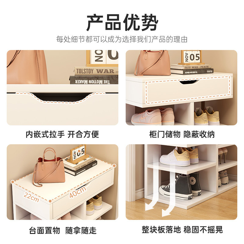 3YV5鞋架家用门口多层入户好看置物架室内简易收纳架子大容量阳台