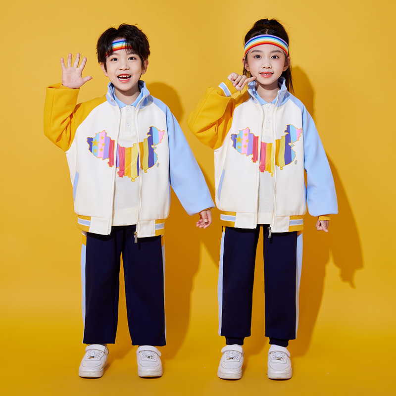小学生班服儿童运动会开幕式校服套装学院风啦啦队幼儿园园服春秋