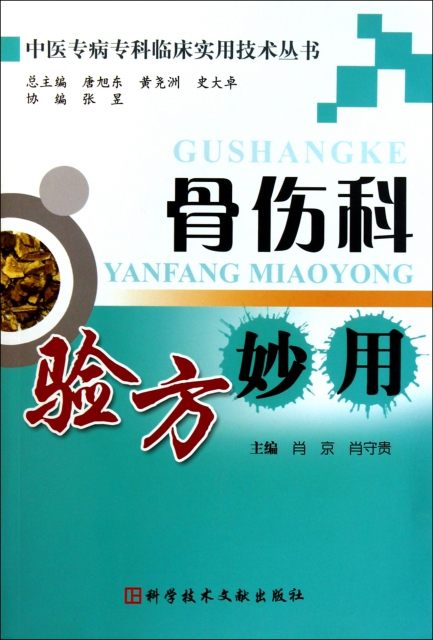 保正版现货 骨伤科验方妙用肖京肖守贵科技文献出版社