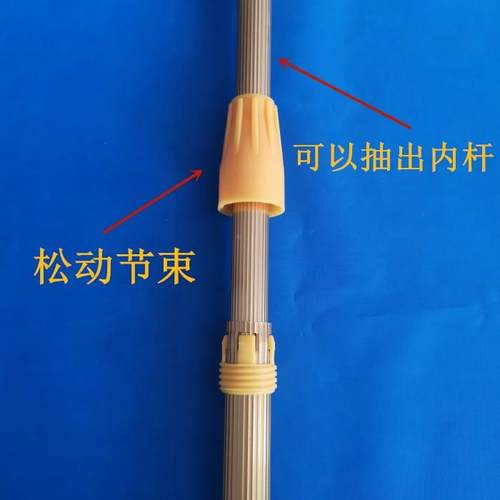 大客81715鬃车货车毛长杆伸缩洗车刷车刷子加长柄3软.5米毛拖刷把