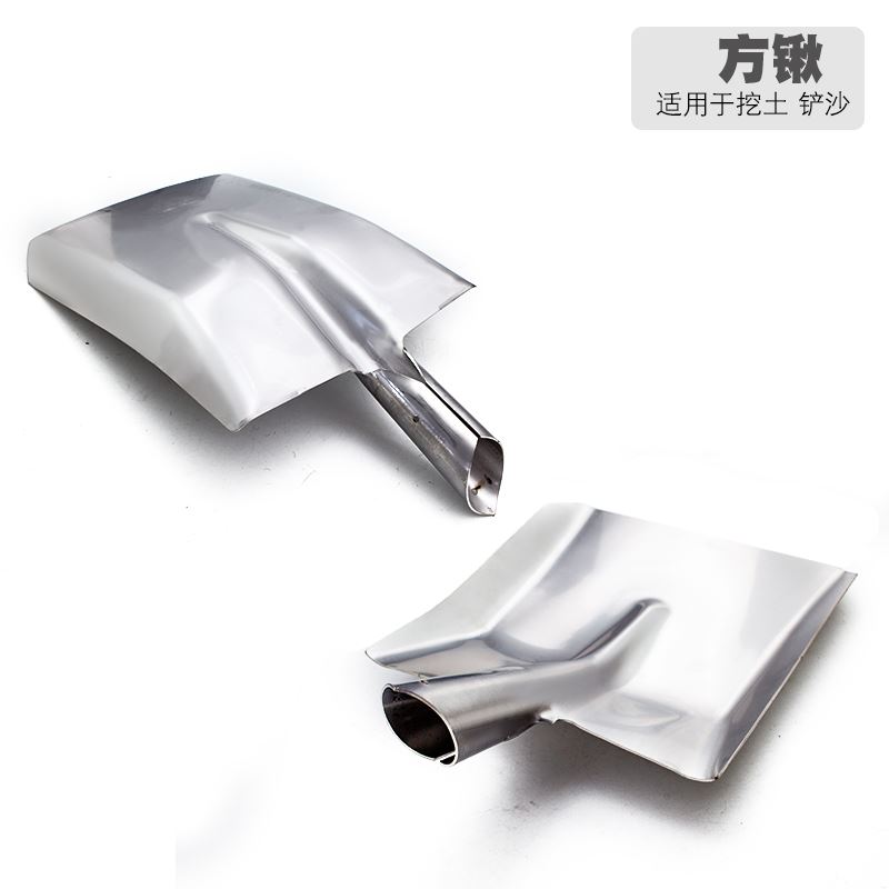 。304不锈钢大工兵铁锹农 挖土铲煤挖沟平头尖头铲子园艺园林农具