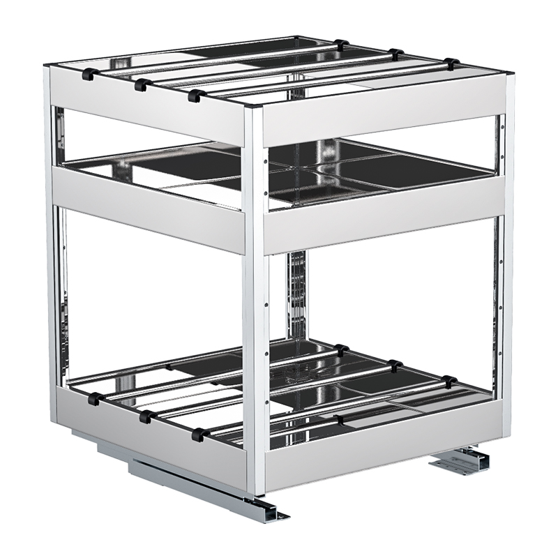 深36cm浅调味篮200收纳250抽屉拉篮300柜体350橱柜阻尼平蓝400宽