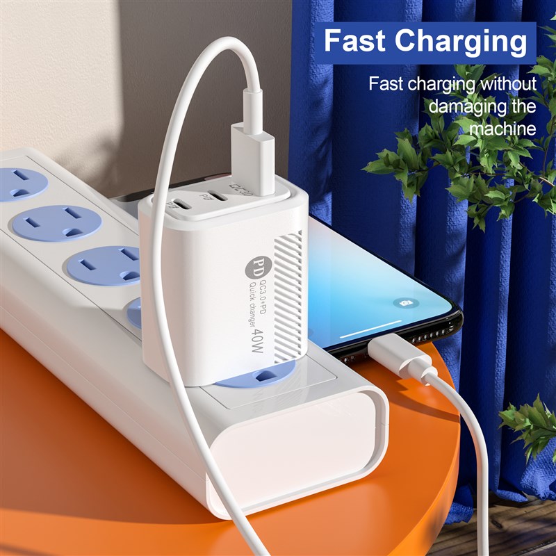 USB Charger Quick Charge 3.0 PD 40W USB Type C Charger for i