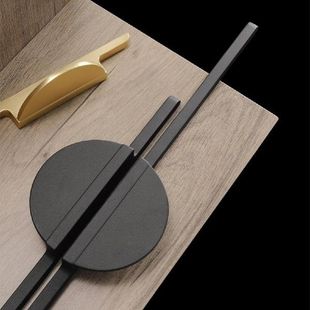 Magnetic Materials Cabinet Handle Half Round Labor-Saving