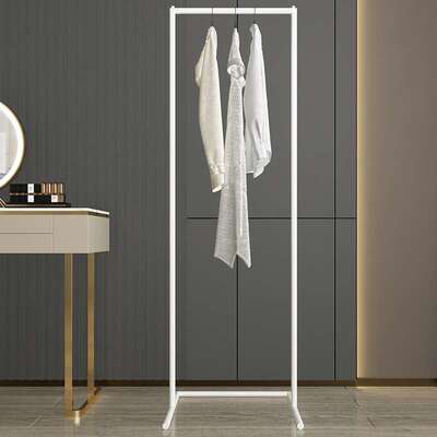 极速衣架落地式白阳台晾架宿舍室黑色挂卧简约金服色轻奢衣衣衣帽