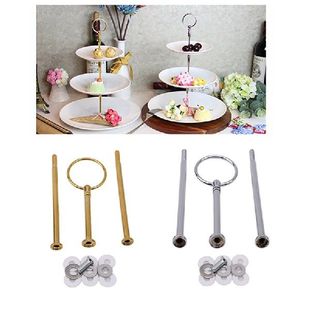 Cake decoration 3 Tier Cake Round Plate Stand Handle