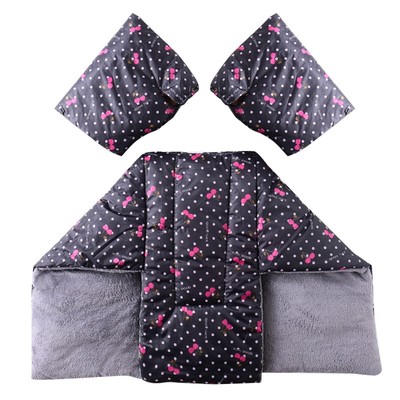 厂家电动车挡风被冬季男士双面防水挡风被挡风被冬季加绒加厚亲子