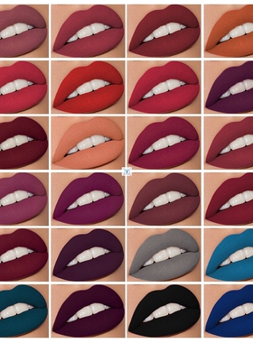 24 Colors/Set Matte Lipstick Set Waterproof Long Lasting