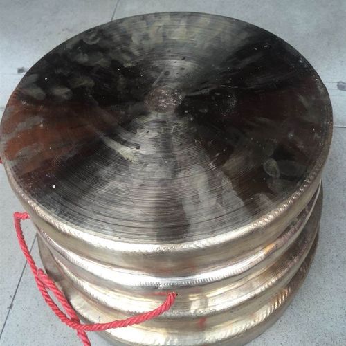 醒狮锣 手工光锣 舞狮子用锣铜锣抛光锣醒狮锣高边响铜锣35~37公