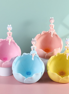 新款北欧ins风白鸽女孩玄关钥匙收纳摆件现代轻奢工艺礼品摆饰客