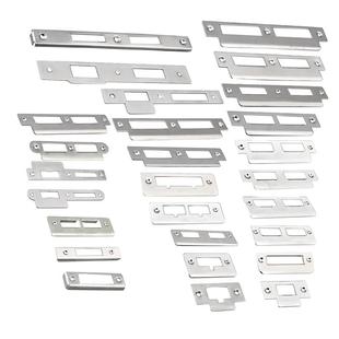 不锈钢双舌门导片扣板 单舍室内房门锁片门框防盗门铁片 五金配件