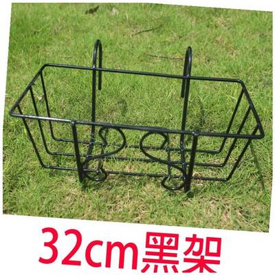 Garden wall black iron flower hanging faceplate terrace on