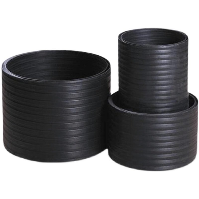 HDPE中空壁增强缠绕结构壁A型双平壁波纹管排污下水道市政管道