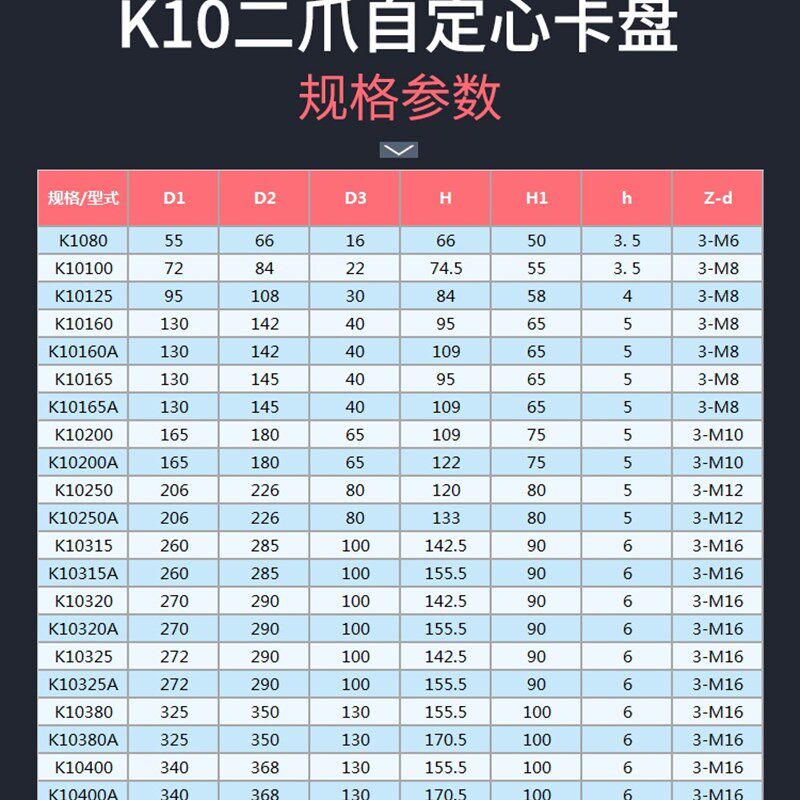 极速卡盘机床附件e卡盘K1  100 125 160 000 2520320
