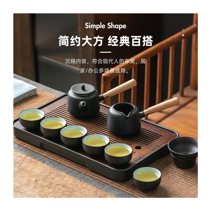 旅行茶具套组可携式收纳包带茶盘家用户外陶瓷泡茶壶茶杯功夫茶具