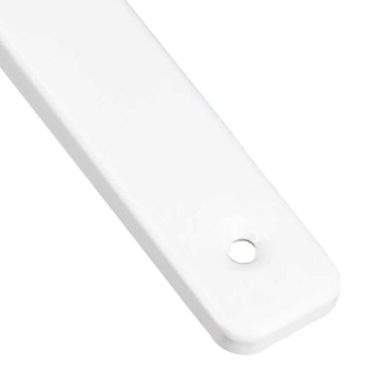 优麦达弯型90度支架层板托置物架冷轧钢12寸1个(白色)配螺丝YW21