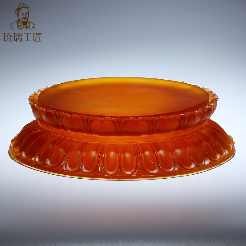 地藏王菩萨水晶坐莲花底座供桌加高供奉佛像琉璃奇石供台家用供佛