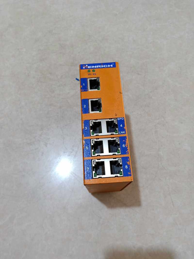 议价HENRICH工业交换机HES8A 原装拆机实图 议价