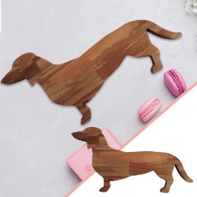 Novelty Dachshund Dog Shape Aperitif Board Cheese Board