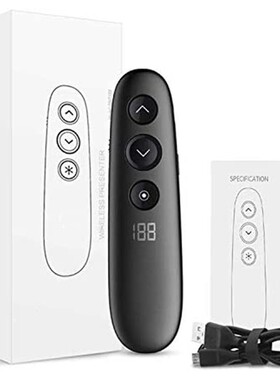 极速Wireless Presenter Remote with Air Mouse Function Rechar