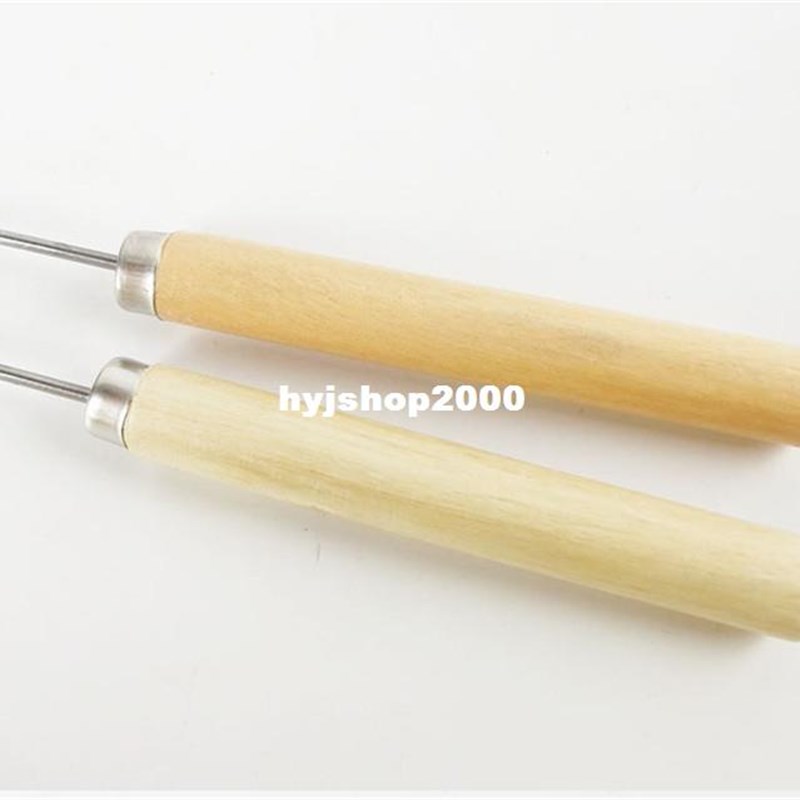 10pcs Outdoor Picnic BBQ Barbecue Skewer Roast Stick Stainle