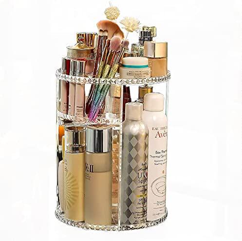 极速Makeup Rotating Organizer  360 Degree Rotating Perfume O