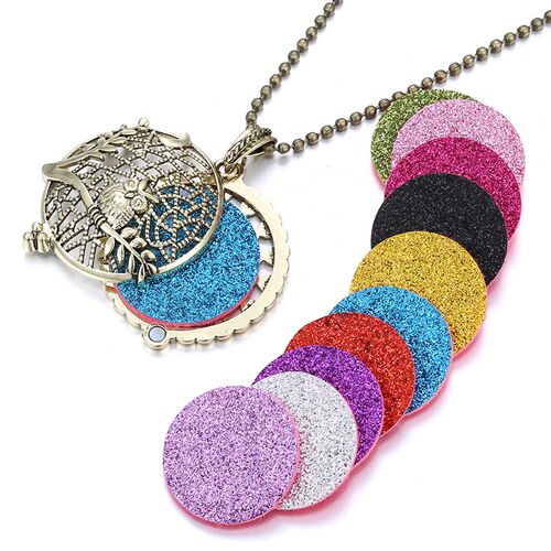 好货Aroma Diffuser Necklace Aromatherapy Jewelry Pendant e E