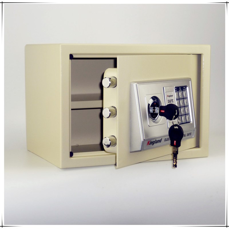包邮25家用小型入墙保险箱办公保险柜电子密码床头柜隐形防盗A4
