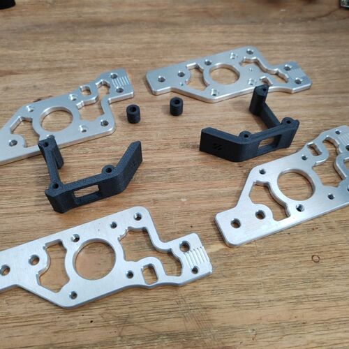 好货voron 2.4镂空钣金电机座轻量化电机座cnc金属件
