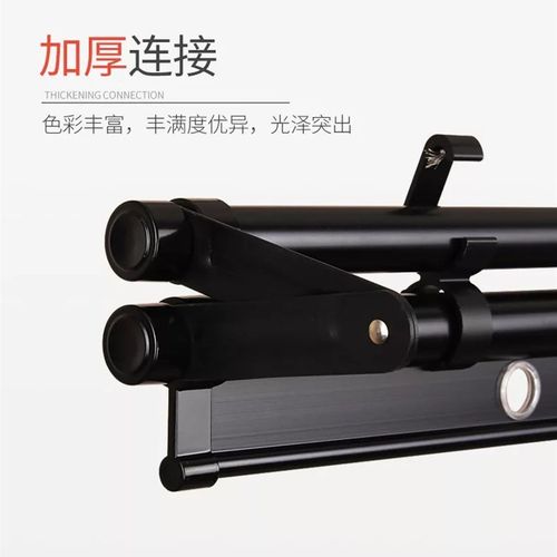 新疆包邮乌鲁木齐安装送货升降晾衣架手摇黑色双三杆晒被床单