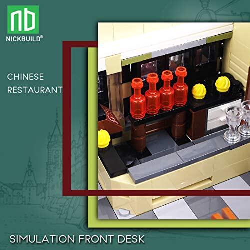 极速Nickbuild Street Chinese Restaurant MOC Building Blocks
