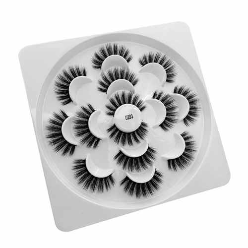 Luxury 7 Paire 3D Handmade False Lashes Fluffy Strip Eyelash