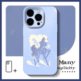 可爱少女心天使小马年手机壳适用华为nova15小米17荣耀x60i苹果17pro菲林vivox200一加ace5三星s25三星findx9