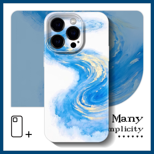 苍茫云海间星河蓝色iPhone17proMax手机壳适用于vivos50华为p80一加15红米note15菲林壳iqoo13三星s26荣耀x60