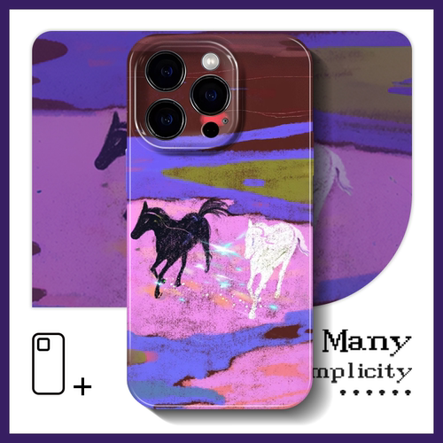 油画渲染童话小马iPhone16e多巴胺手机壳菲林适用vivos60一加15红米k90荣耀600华为p90小米17真我neo8三星s26