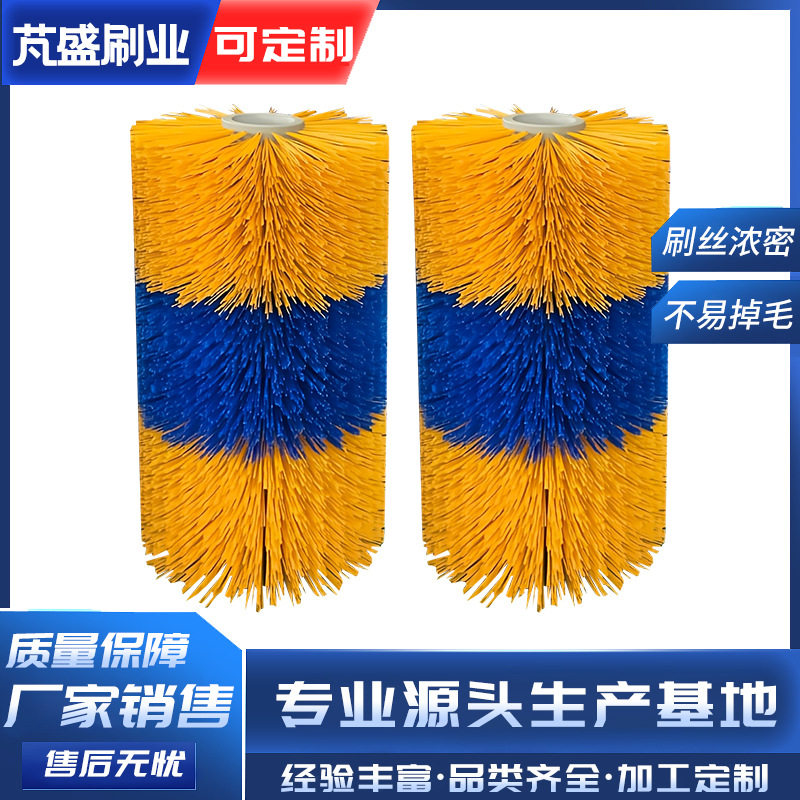 牧场立柱牛体蹭痒按摩毛刷智能感应牛体刷奶牛挠痒痒刷头跨境热销