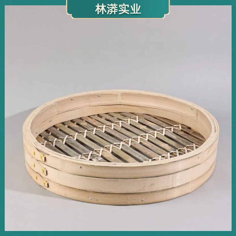广式笼竹蒸笼竹制蒸格大蒸笼笼屉商用大包子馒头蒸屉加高蒸架蒸笼