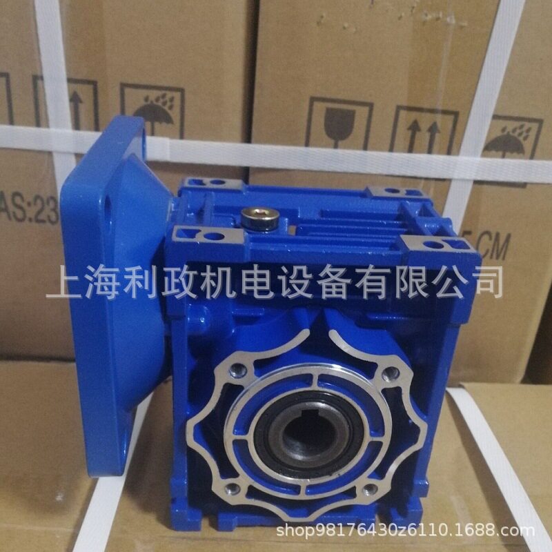 机械传动输送线用涡轮方形铝壳减速机NMRV025-10配伺服步进电机